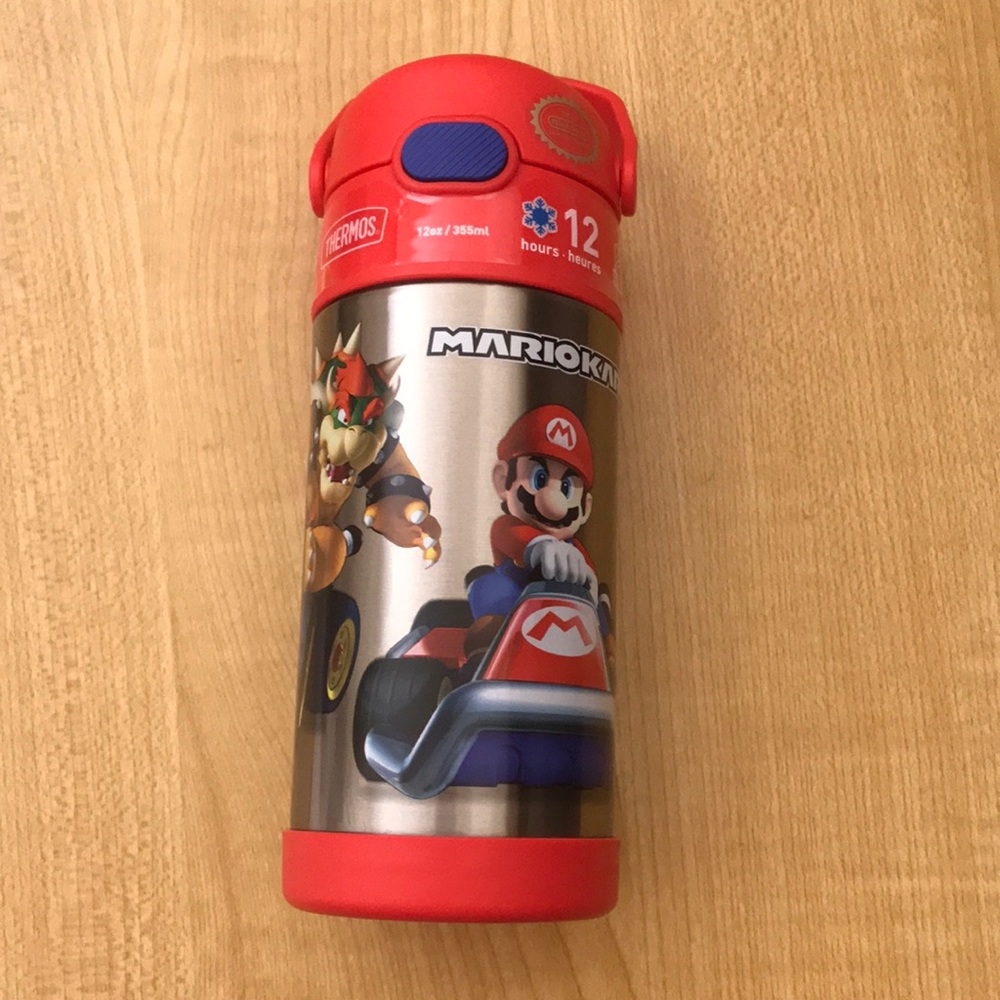 12 oz Super Mario Thermos Funtainer